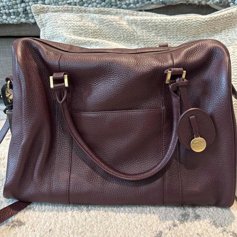 Pacapod Firenze Leather Diaper Bag